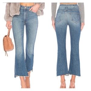 Mother Denim the Hustler Ankle Fray in Thunderstruck NWT